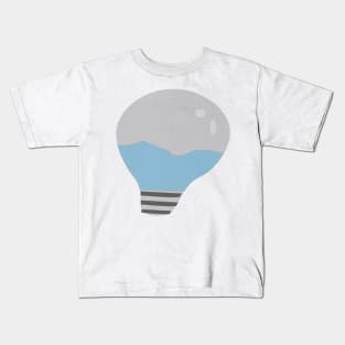 light bulb vector illustration Kids T-Shirt